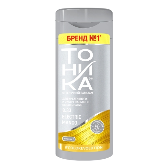 رنگ مو تونیکا شماره 8.33 | انبه‌ای کهربایی بدون آمونیاک با جلوه گرم و درخشندگی لطیف