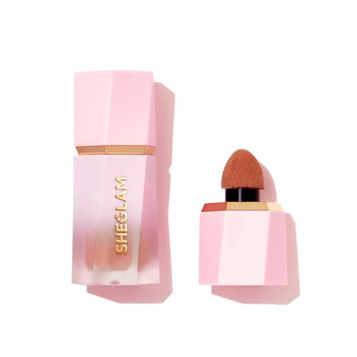 رژگونه مایع شیگلم مدل Birthday Suit | رنگ نود طبیعی با جلوه مات | SHEGLAM Liquid Blush Birthday Suit