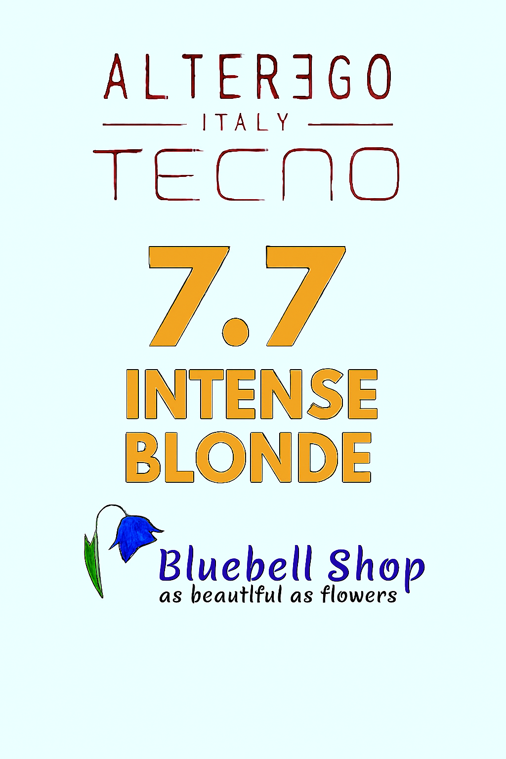  رنگ مو آلترگو تکنو 7.7 بلوند قوی Alter Ego Techno Hair Color 7.7 Intense Blonde – Made in Italy رنگ بلوند متوسط با تناژ 