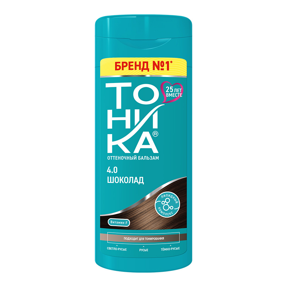  رنگ مو تونیکا شماره 4.0 | قهوه‌ای متوسط (شکلاتی) بدون آمونیاک با پوشش طبیعی و جلوه لطیف 