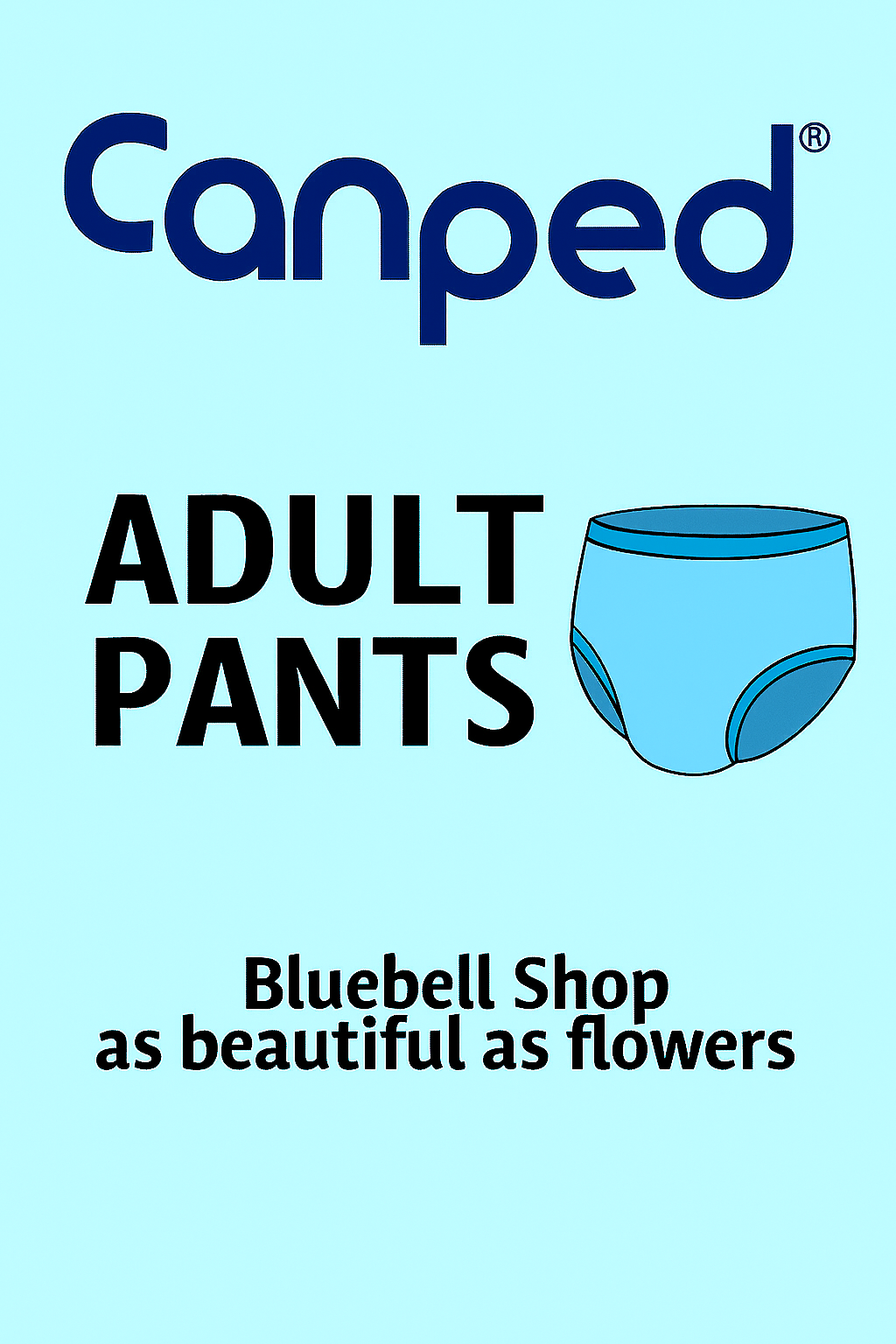  پوشک بزرگسال شورتی جان پد سایز کوچک بسته ۱۰ عددی (Canped Adult Pants Small Size – 10 pcs) | جذب بالا، راحتی کامل، مناسب 