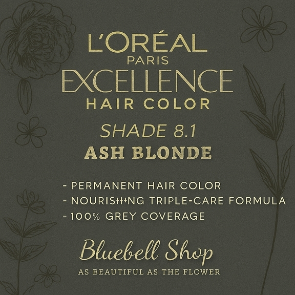  رنگ مو لورآل اکسلانس شماره ۸.۱ – بلوند خاکستری 