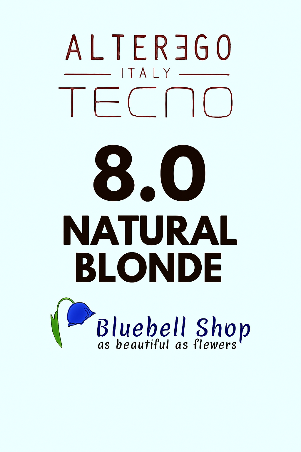 رنگ مو آلترگو تکنو 8.0 بلوند طبیعی Alter Ego Techno Hair Color 8.0 Natural Blonde – Made in Italy رنگ بلوند روشن با تناژ