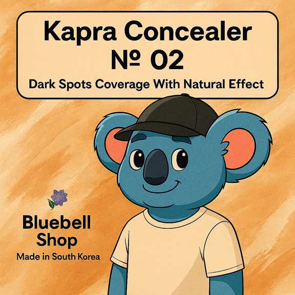  کاپرا کانسیلر شماره ۰۲ – پوشش لک و تیرگی با جلوه طبیعی | Bluebell Shop 
