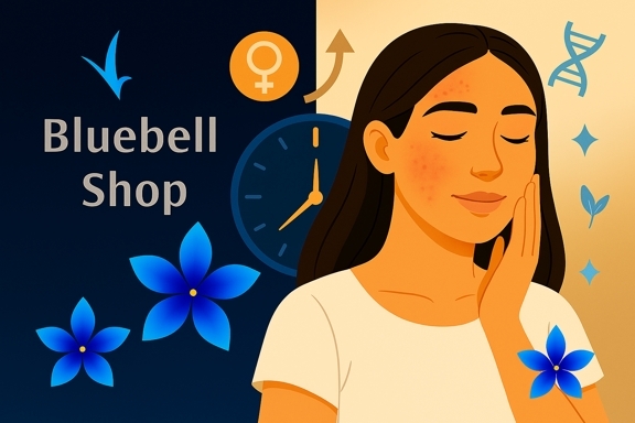 تأثیر تغییرات هورمونی بر سلامت پوست حساس | Bluebell Shop