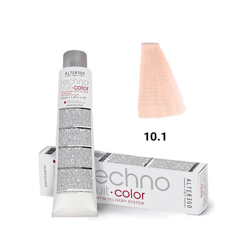 رنگ مو آلترگو تکنو 10.1 بلوند پلاتینه طبیعی خاکستری Alter Ego Techno Hair Color 10.1 Ash Natural Platinum Blonde – Made 