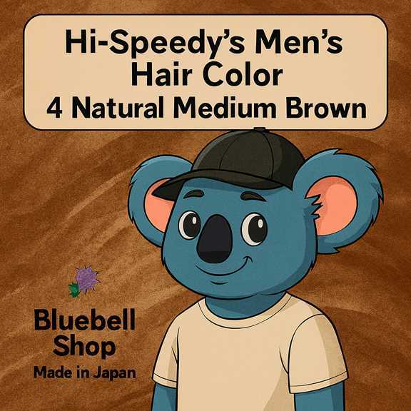 رنگ موی مردانه های اسپیدی شماره ۴ – قهوهای متوسط طبیعی | Bluebell Shop