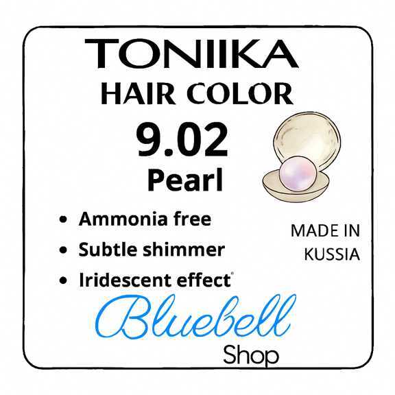  رنگ مو تونیکا شماره 9.02 | نقره‌ای مرواریدی بدون آمونیاک با جلوه صدفی و درخشندگی لطیف 