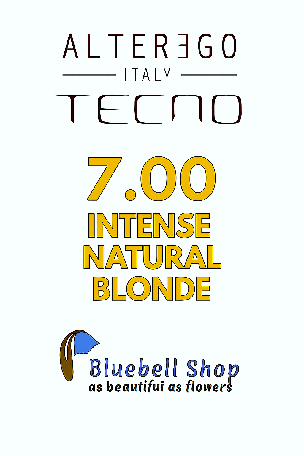  رنگ مو آلترگو تکنو 7.00 بلوند طبیعی قوی Alter Ego Techno Hair Color 7.00 Intense Natural Blonde – Made in Italy رنگ بلون 