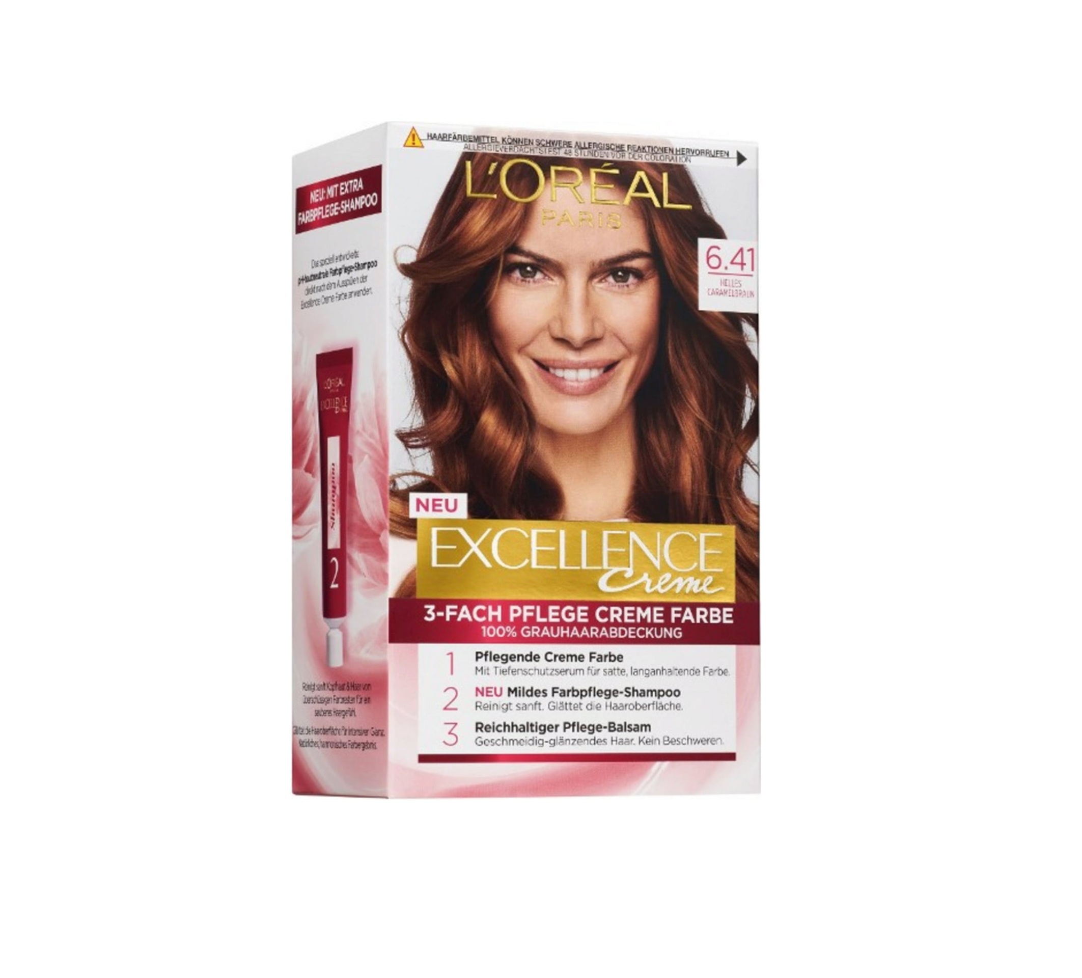  رنگ مو لورآل اکسلانس شماره ۶.۴۱ – بلوند تیره خاکستری 