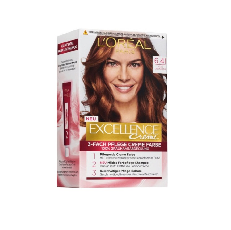 رنگ مو لورآل اکسلانس شماره ۶.۴۱ – بلوند تیره خاکستری