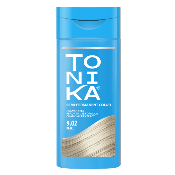  رنگ مو تونیکا شماره 9.02 | نقره‌ای مرواریدی بدون آمونیاک با جلوه صدفی و درخشندگی لطیف 