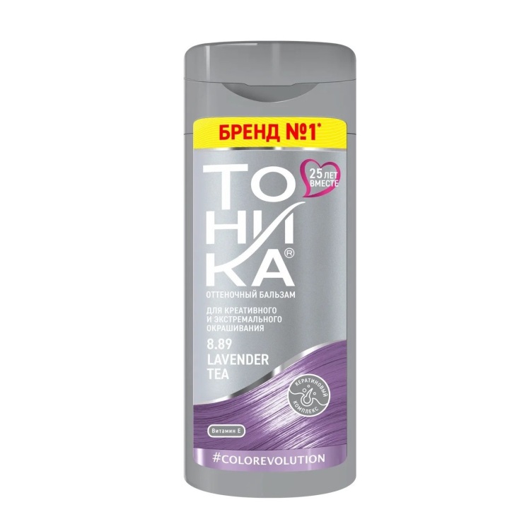 رنگ مو تونیکا شماره 8.89 | بنفش روشن یا چای اسطوخودوس بدون آمونیاک با جلوه لطیف و آرامشبخش