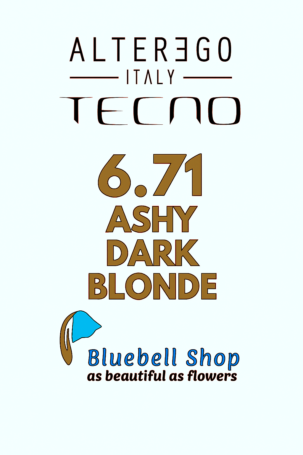  رنگ مو آلترگو تکنو 6.7 بلوند تیره ویولت Alter Ego Techno Hair Color 6.7 Violet Dark Blonde – Made in Italy رنگ بلوند تیر 