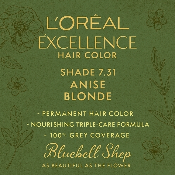  رنگ مو لورآل اکسلانس شماره ۷.۳۱ – بلوند بادیان 