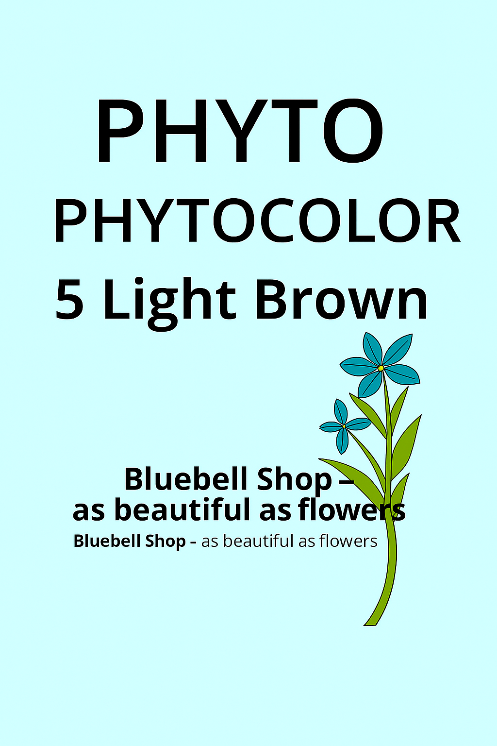 رنگ موی فیتو شماره ۵ قهوهای روشن (Phytocolor 5 Light Brown) | رنگ گیاهی بدون آمونیاک برای موهای روشن و طبیعی