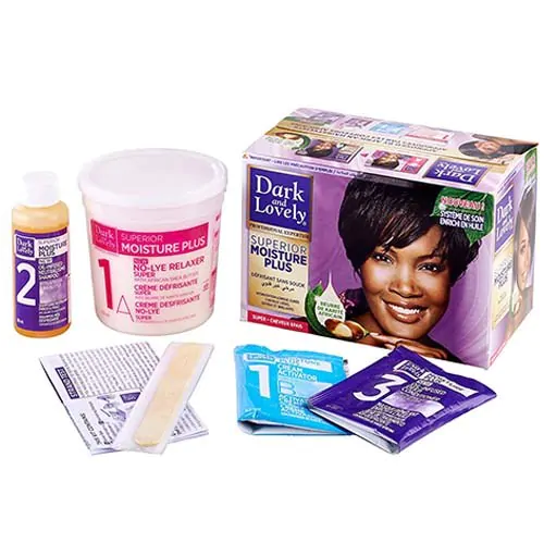 دارک اند لاولی کیت صافکننده مو – صافکننده بدون لای، حاوی شیباتر | Dark & Lovely | Bluebell Shop