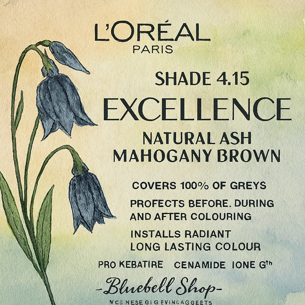  رنگ مو لورآل اکسلانس شماره ۴.۱۵ – قهوه‌ای ماهگونی خاکستری طبیعی 