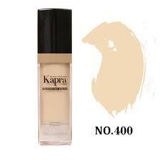 کرم پودر شیشه‌ای کاپرا شماره 400 | پوشش بالا با جلوه نیمه‌مات برای پوست‌های خیلی روشن با ته‌رنگ بسیار سرد – ساخت ایران