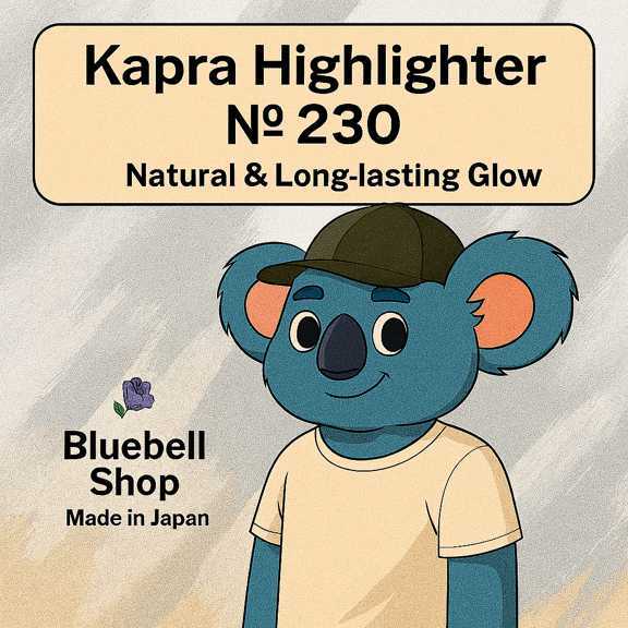  کاپرا هایلایتر شماره ۲۳۰ – درخشش نقره‌ای طبیعی | Bluebell Shop 