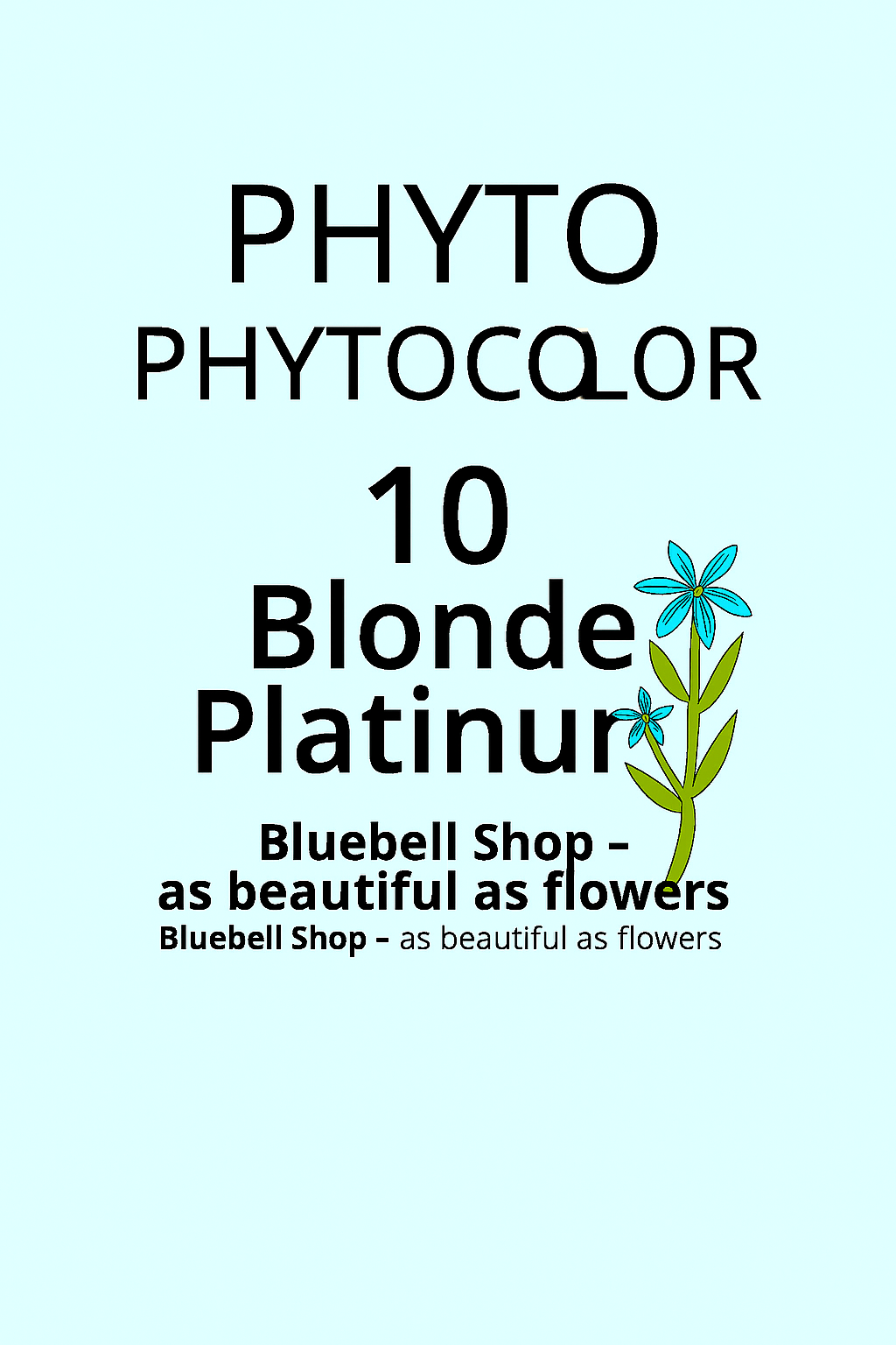  رنگ موی فیتو شماره ۱۰ بلوند پلاتینه (Phytocolor 10 Platinum Blonde) | رنگ گیاهی بدون آمونیاک با جلوه سرد و بسیار روشن 