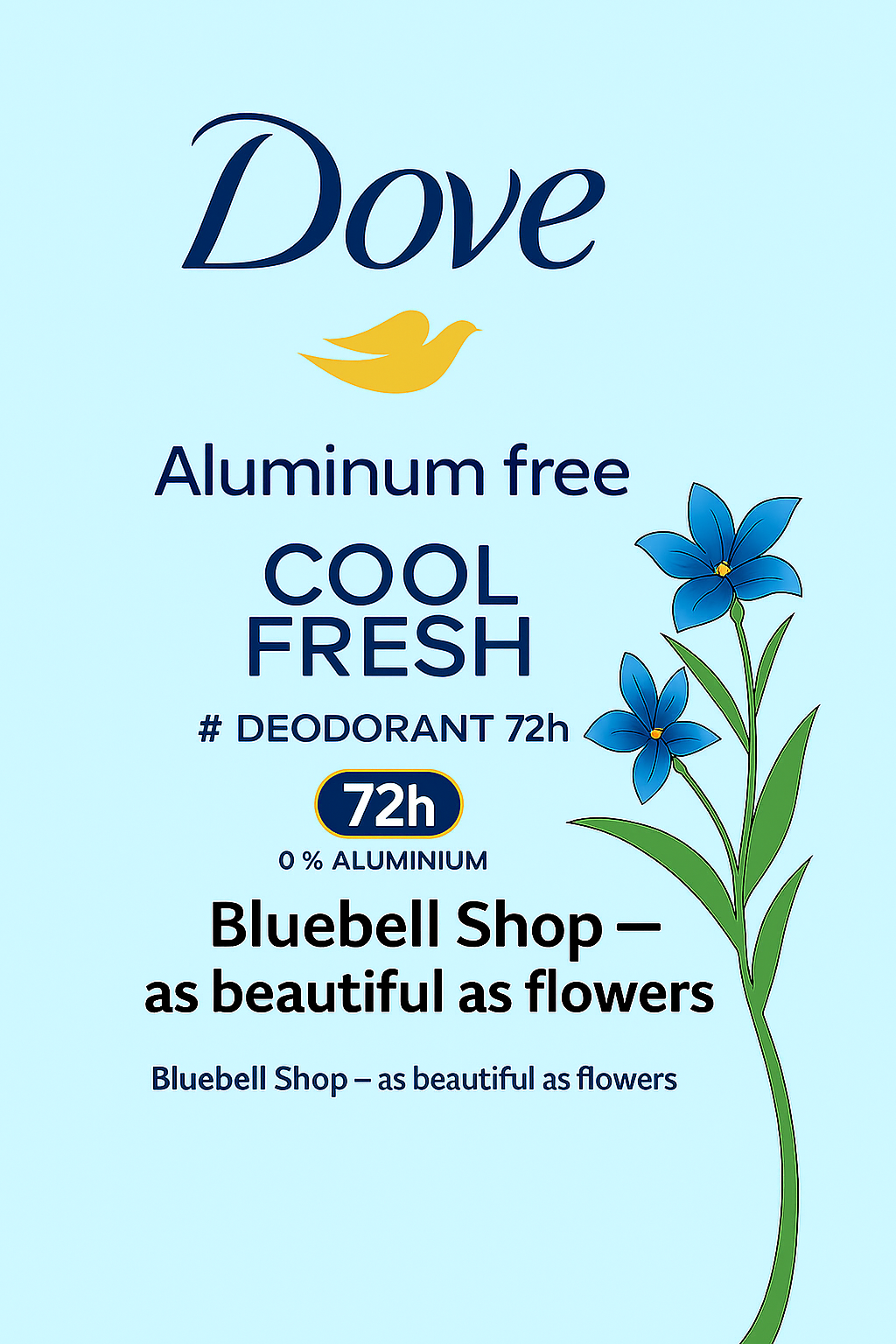 استیک ضد تعریق داو مدل کول فرش (Dove Cool Fresh) | دئودرانت فاقد آلومینیوم با محافظت ۷۲ ساعته | ۷۴ گرم