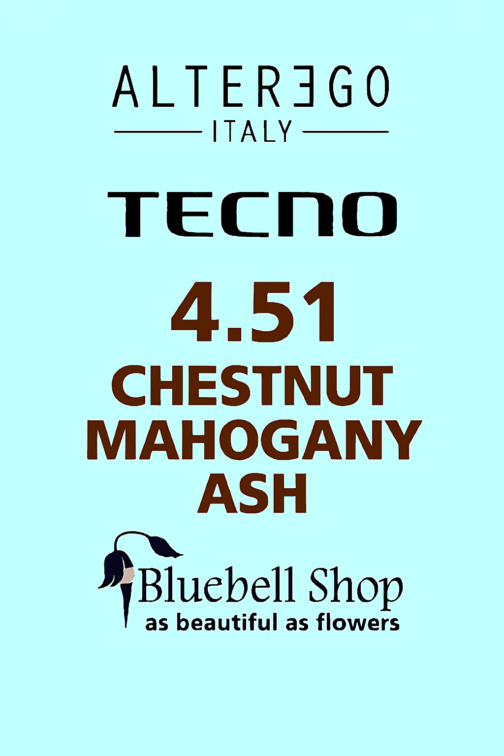  رنگ مو آلترگو تکنو 4.51 بلوطی ماهگونی خاکستری Alter Ego Techno Hair Color 4.51 Chestnut Mahogany Ash – Made in Italy رنگ 