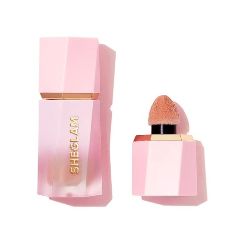  رژگونه مایع شیگلم مدل Hush Hush | رنگ گرم و طبیعی با جلوه مات | SHEGLAM Liquid Blush Hush Hush 