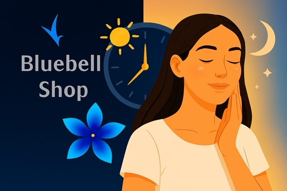 تأثیر ریتم شبانه‌روزی بدن بر سلامت پوست حساس | Bluebell Shop