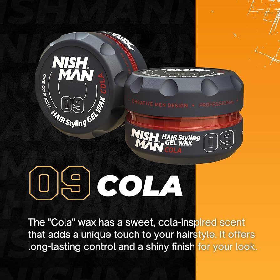 نیشمن واکس مو شماره ۰۹ COLA – حالتدهی قوی با رایحه کولا | برند ترکیهای | Bluebell Shop