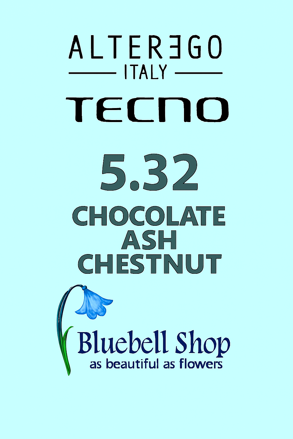  رنگ مو آلترگو تکنو 5.32 بلوطی شکلاتی خاکستری Alter Ego Techno Hair Color 5.32 Chocolate Ash Chestnut – Made in Italy رنگ 