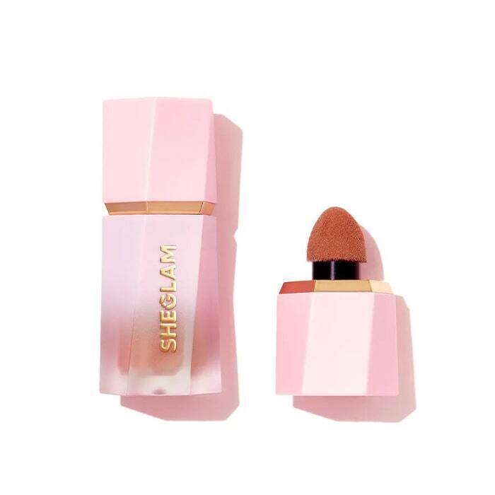  رژگونه مایع شیگلم مدل Real Deal | رنگ زردآلویی گرم با جلوه مات | SHEGLAM Liquid Blush Real Deal 