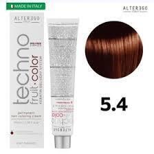 رنگ مو آلترگو تکنو 5.4 قهوهای مسی Alter Ego Techno Hair Color 5.4 Copper Brown – Made in Italy رنگ قهوهای گرم با درخشش