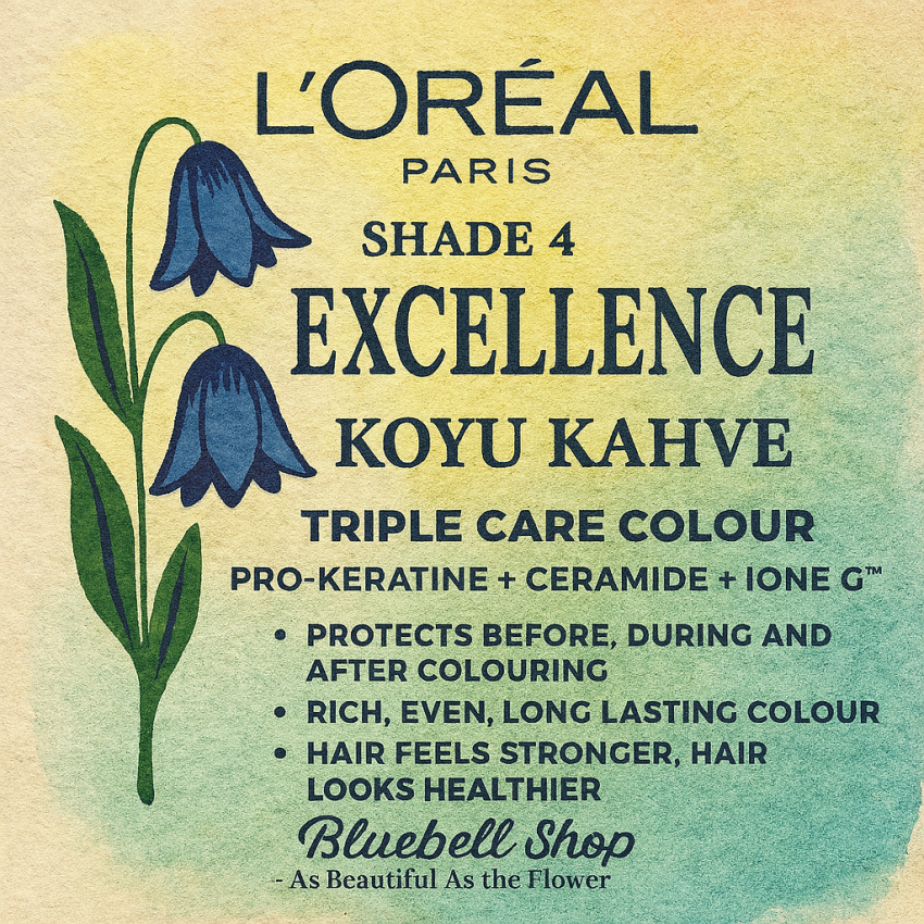  رنگ مو لورآل اکسلانس شماره ۴ – قهوه‌ای تیره (Koyu Kahve) 