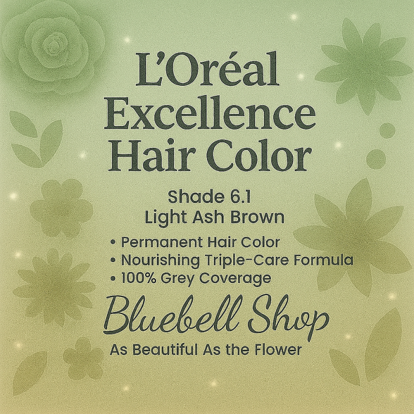  رنگ مو لورآل اکسلانس شماره ۶.۱ – قهوه‌ای خاکستری روشن 