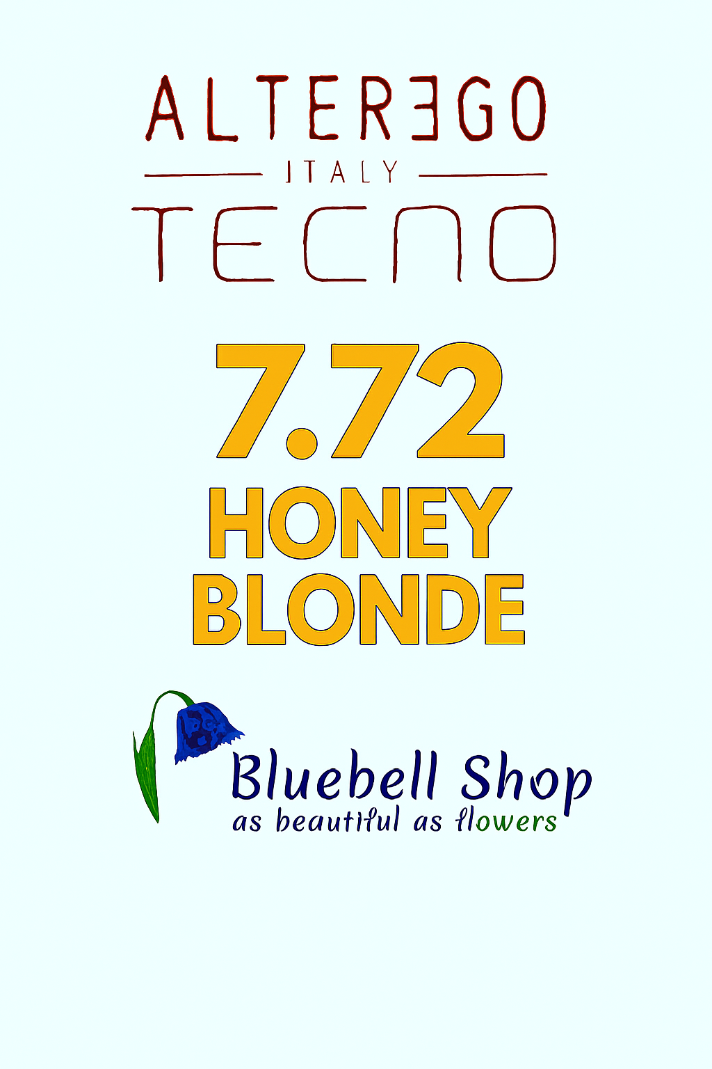  رنگ مو آلترگو تکنو 7.72 بلوند شکلاتی براق Alter Ego Techno Hair Color 7.72 Chocolate Iridescent Blonde – Made in Italy ر 