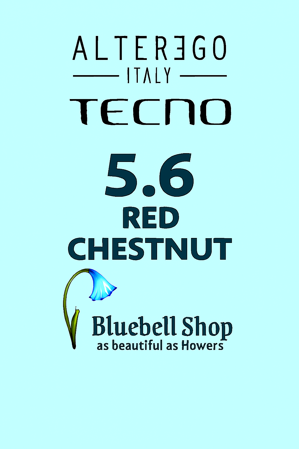 رنگ مو آلترگو تکنو 5.6 قهوهای قرمز Alter Ego Techno Hair Color 5.6 Red Brown – Made in Italy رنگ قهوهای گرم با تهرنگ