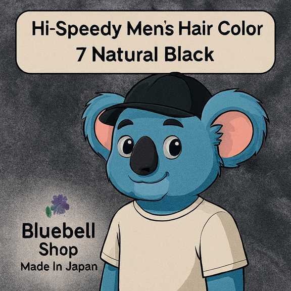 رنگ موی مردانه های اسپیدی شماره ۷ – مشکی طبیعی | Bluebell Shop