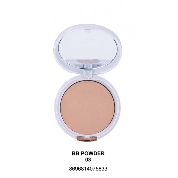  پنکک بی‌بی گابرینی شماره ۰۳ (Gabrini BB Compact Powder 03) | پوشش مات و سبک برای پوست‌های متوسط تا سبزه 