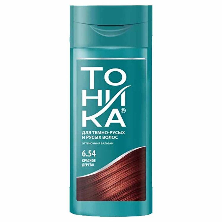 رنگ مو تونیکا شماره 6.54 | ماهگونی تیره بدون آمونیاک با جلوه عمیق و درخشندگی گرم