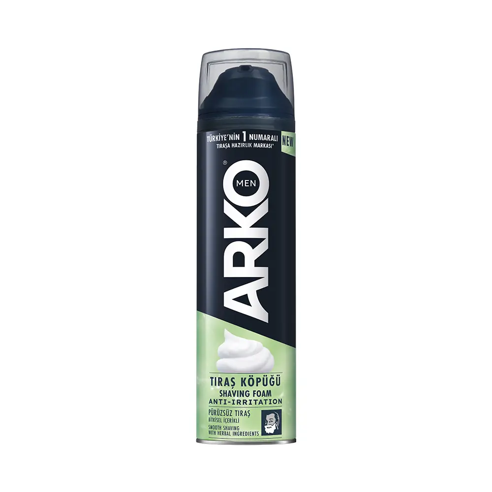 فوم اصلاح مردانه آرکو مدل ANTI IRRITATION حجم ۲۰۰ میلیلیتر | Arko Anti-Irritation Shaving Foam 200ml