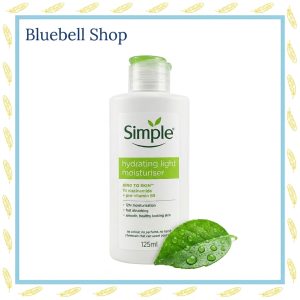 کرم مرطوب‌کننده و آبرسان سیمپل مدل لایت ۱۲۵ میل | Simple Hydrating Light Moisturiser 125ml