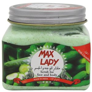 اسکراب نعنا مکس لیدی ۳۰۰ میلی‌لیتر – لایه‌بردار شنی حرفه‌ای